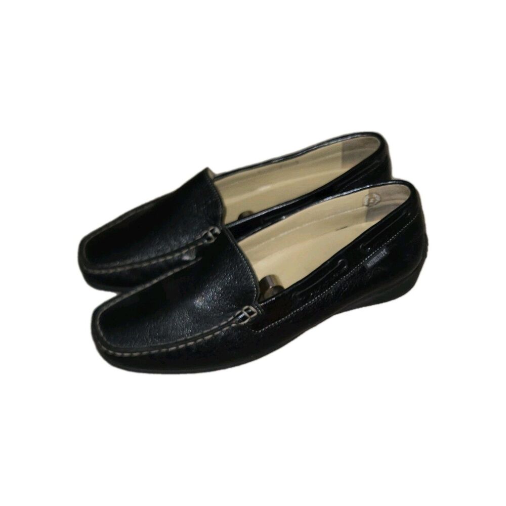 Mephisto Slip On Loafers Black Genuine Leather Men's Size 9.5